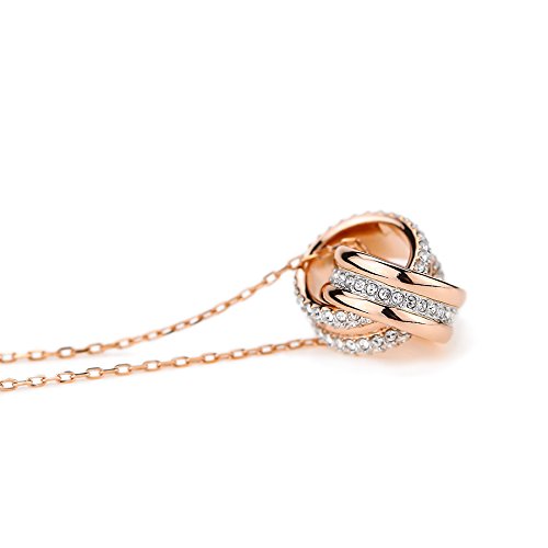 Rose Gold Swan Necklace Amazon Amazon Swarovski Further