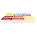 iKitchenPlus 6-Pack Bento Food Container Set with 3 Compartments