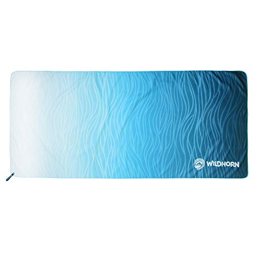 image for WildHorn Outfitters Akumal Microfiber Beach Towel. Quick dry travel to