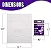 Disposable Toilet Seat Covers - 70 XL Portable and Flushable Toilet Seat Cover for Kids, Toddlers and Adults Use for Travel, Potty Training, Airplane, Public Bathroom, Road Trips and More. (70 Pack)