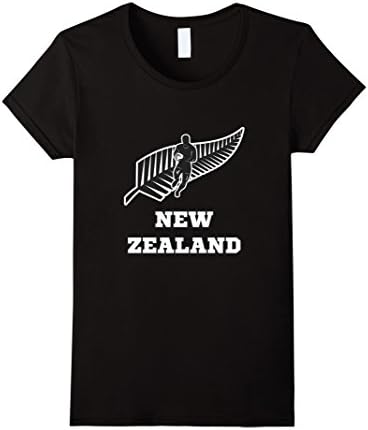 Womens New Zealand Rugby Pride T Shirt XL Black