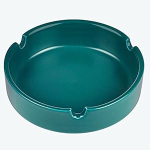 Tafel asbak keramiek groen – Cigless – asbakje – 10cm x 3cm – tafelasbak – terras asbak