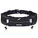 Fitletic Ultimate I Race Running Belt for Triathlons, Marathons – Water Resistant, Lightweight, Low Profile & Patented No Bounce- For Men & Women –– Ultra-Soft Dual Adjust Waist Belt- Fits All Phones