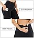 Heathyoga High Waist Yoga Pants with Pockets for Women, Tummy Control Yoga Leggings with Pockets Workout Athletic Pants Blackthumb 2