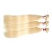 613 Blonde Virgin Hair Straight human hair, Pack Of 3,100g/Bundle,Honey Blonde Brazilian Hair Weave,7A Blonde Human Hair boundles