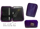 Chill Pack Diabetic/Medication Cooler Travel Case for Insulin Pen/Syringes, Ice Pack, 8 oz., Purple