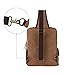 S-ZONE One Strap Sling Canvas Cross Body 13-inch Laptop Messenger Bag Travel Shoulder Backpack Coffee