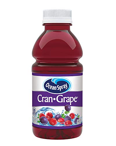OCEAN SPRAY CRAN-GRAPE JUICE DRINK, 10 OUNCE BOTTLE (PACK OF 6)