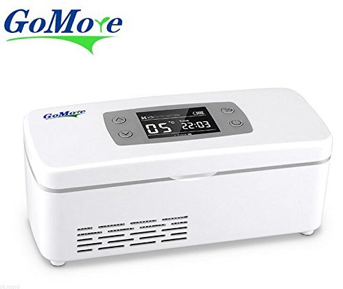 Tragbare Insulin-Kühlbox 2-8 ° C gekühlte Box Medizin Kühltasche Reefer Car Mini-Kühlschrank Größe 187*80*68mm … (Insulin-Kühlbox 2)