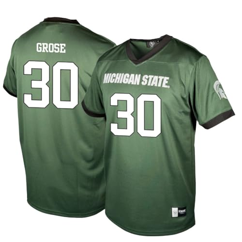 Genuine Collective Aveon Grose - 30 Michigan State Spartans NCAA Football Jerse…
