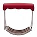 SUMO Pastry Cutter Tool - Heavy Duty Stainless Steel Dough Cutter, Dough Blender with Comfortable Handle Perfect for Flakey Pie Crust, Dishwasher Safe (Red)