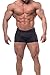 Menands Classic Bodybuilding Contest Physique Posing Trunks Competition Suit Shorts Black Large