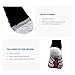 Vitalismo Youth Soccer Socks Compression Socks Football Socks High Elasticity Athletic Socks for Training, Recovery, Running (Black)