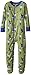 New Jammies Little Boys' Toddler Zippered Footie Pajamas, Football Tough, 3T