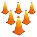 GoSports LED Light Up Sports Cones (6 Pack), 9" primary