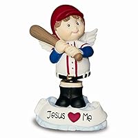 Angel Buddy Baseball Boy Bobble Head Figurine