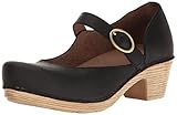 Dansko Women's Missy Mary Jane Flat, Black Veg, 40 EU/9.5-10 M US