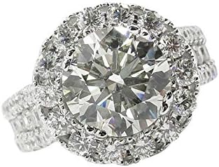 ShenTan Women Jewelry White Sapphire Gemstone Silver Wedding Ring (9)