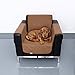 UEETEK One-Seat Sofa Slipcover Waterproof Pets Dog Cat Sofa Chair Cover Furniture Protector (Khaki)