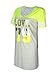 Women's Soft Loose Scoop Neck Sleep Tee Nightshirt Nightgown