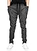 HEMOON Mens 2 Tone Color Outdoor Harem Running Jogger Bottom Pants