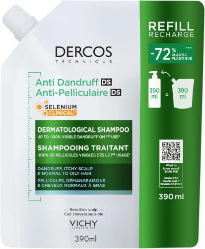 Vichy Dercos Shampooing Anti-Pelliculaire DS Cheveux Normaux Gras Recharge