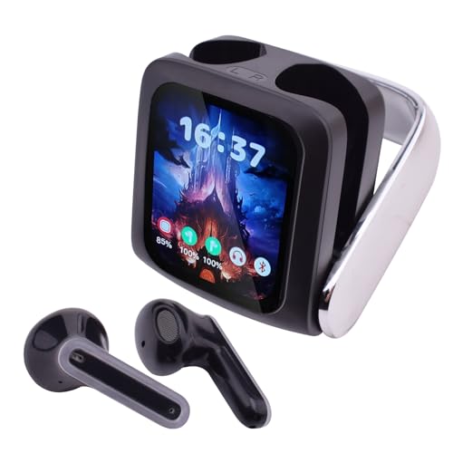 Écouteurs sans fil avec écran tactile - Écouteurs Bluetooth... en promo sur Amazon
