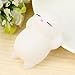 Lookatool Cute Mochi Squishy Cat Squeeze Healing Fun Kids Kawaii Toy Stress Reliever Decor, White1