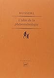 L'idée de la phénoménologie by Edmund Husserl