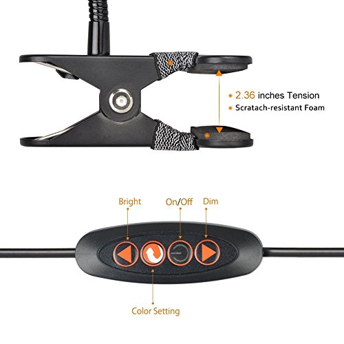 2 LEPOWER+Temperature+Adjustable+Brightness+Headboard