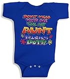 Lil Shirts Aunt Kicks Butt Baby Bodysuit