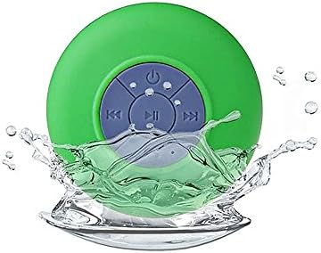 Konliking Water Proof Bluetooth Speaker Wireless Portable with Builtin Mic 6Hrs Play Time Control Buttons Big Suction Cup Auto Pair Feature with All Bluetooth Device for Shower pool Outdoor Indoor Use