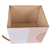 Clever Creations Cute Dog Stackable Storage Organizer Collapsible Storage Box Any Room | Perfect Size Chest for Organizing Dog Toys, Clothes, Shoes and More!
