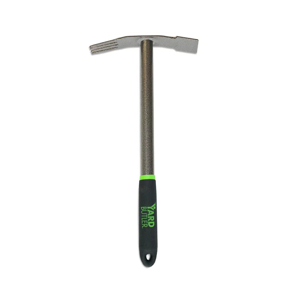 Photo 1 of Yard Butler Terra Garden Hand Tools - Weeding Hand Tiller Tool for Efficient Gardening - Weed Remover Tool for Lawn & Garden Care - Durable Gardening Accessory, Weeder
