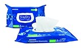 McKesson StayDry Wipes / Washcloths - Case of 600 (12 Packs of 50)