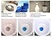 Automatic Toilet Bowl Cleaner Natural Antibacterial Disinfectant Scrub-Free Automatic Bathroom and Tank Cleaning System Bleach and Blue Cleaning with Scent Free 2000 Flushes