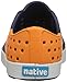 Native Jefferson Block Child Slip On Sneaker (Toddler/Little Kid), Regatta Blue/Shell White/Begonia Orange Block, 6 M US Toddler