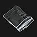 Wresty 100 Pcs Transparen OPP Jewelry Bags Resealable Zip Lock Storage Bag Grip Seal Package Bag for Necklace Bracelet Rings Earrings (9X13cm)