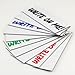 Magnet Valley 25 Dry Erase White Magnetic Shelf Label Magnets 1