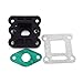 TC-Motor Reed Valve Inlet + Manifold Intake Pipe + Intake Pipe Gasket For 2 Stroke 47cc 49cc Engine Carburetor Mini Moto Kids ATV Quad Dirt Bike Pocket 4 Wheeler