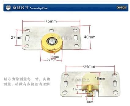 Ochoos Furniture Door Wheel And Pulley Roller Bearing Stainless
