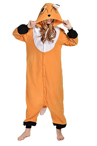 Christmas Costume Fox Pajamas Sleeping Wear Kigurumi Onesie Cosplay Costumes
