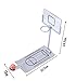 ASIBT Foldable Office Game Set Mini Desktop Basketball,Table Basketball Game,Creative Gifts,Shooting Toy
