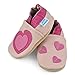 Soft Leather Baby Shoes - Toddler Girls Shoes with Suede Soles