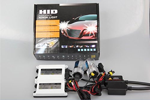 HID Xenon Conversion Kit AC 55W with Slim ballast 2 Bulbs & 2 Ballasts for Automotive - H8-H9-H11 - Pink