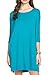 Elbow Sleeve Boat Neck Bamboo Blend Dress