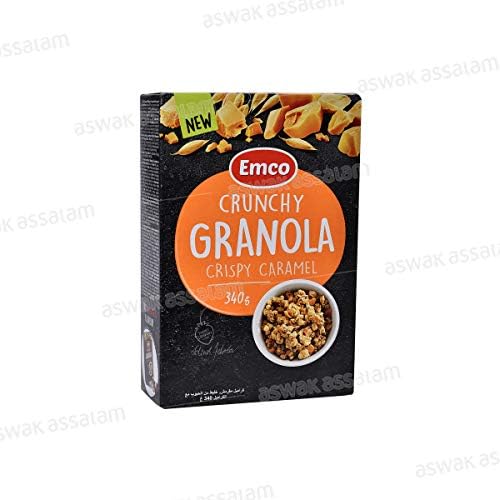 Emco Crunchy Granola Crispy Caramel, 340 g, Pack of 1 8639 price in Saudi Arabia Amazon Saudi