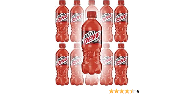 Amazon Com Mountain Dew Code Red oz Soda Bottles Pack Of 12 Total Of 240 Fl Oz Grocery Gourmet Food