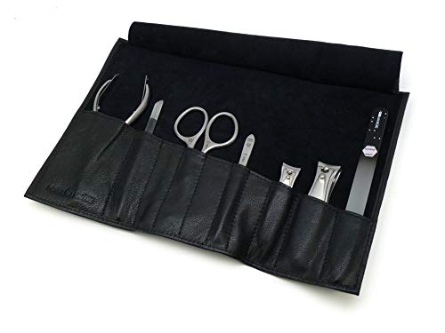 image for 7pcs Nail Kit German FINOX Surgical Stainless Steel: Toenail Clippers,