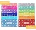 Cash Envelope System for Budgeting and Saving Money by Scrawls Art - 12 Pack - Assorted Colors and Stickers